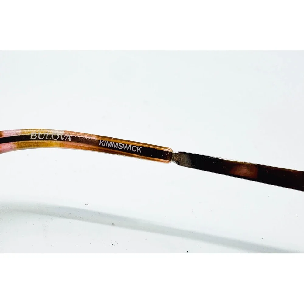 Bulova Eyeglasses Womens Wine Kimmswick Cat Eye Frames 52-17-135